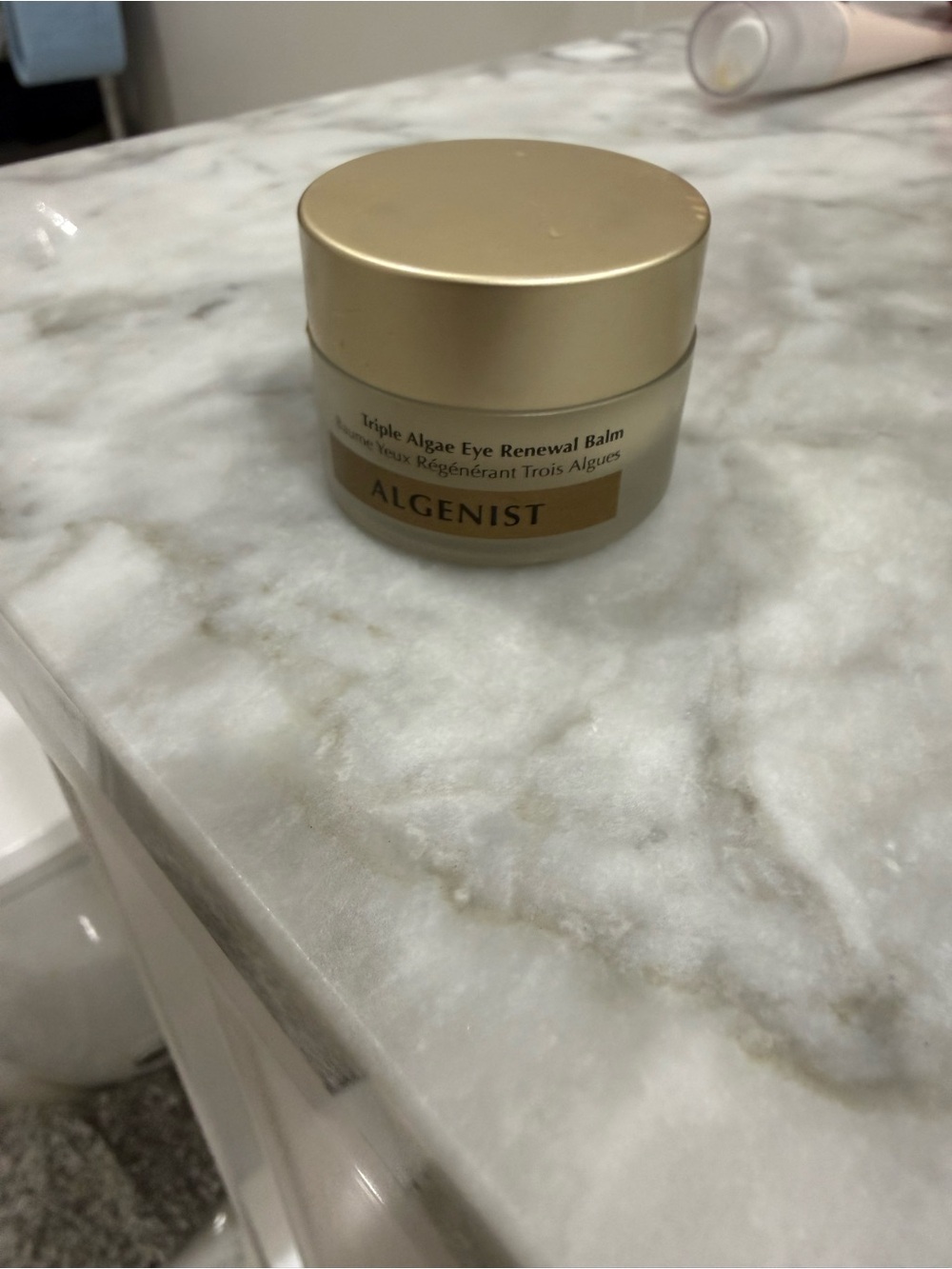 Algenist Eye Renewal Balm in Gold Jar